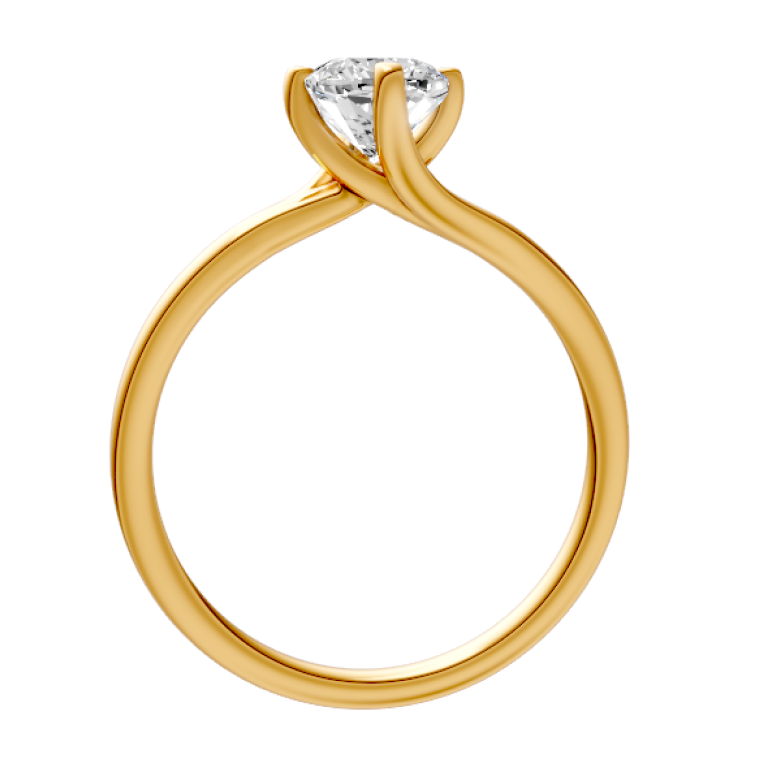 round-14k yellow gold|round-18k yellow gold