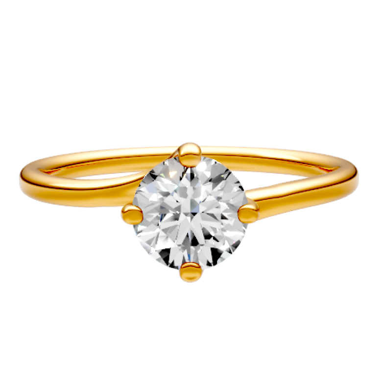 round-14k yellow gold|round-18k yellow gold