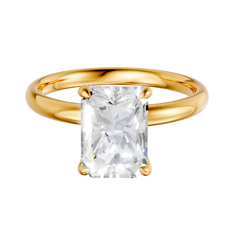 radiant-14k yellow gold|radiant-18k yellow gold