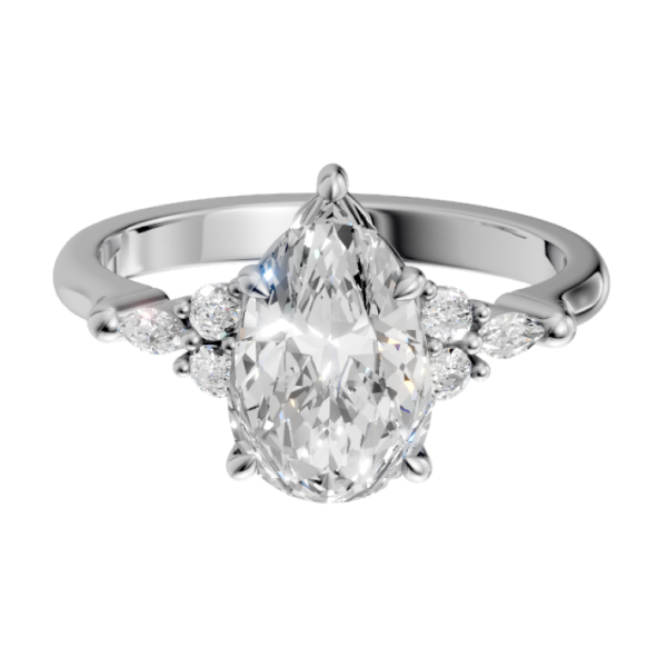pear-14k white gold| pear-18k white gold| pear-platinum