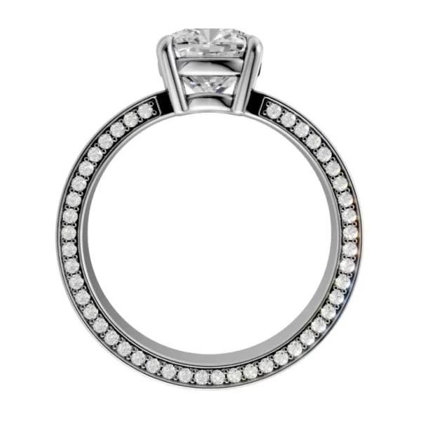 cushion-14k white gold|cushion-18k white gold| cushion-platinum