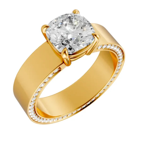 cushion-14k yellow gold|cushion-18k yellow gold