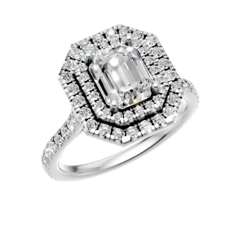 round-14K White Gold