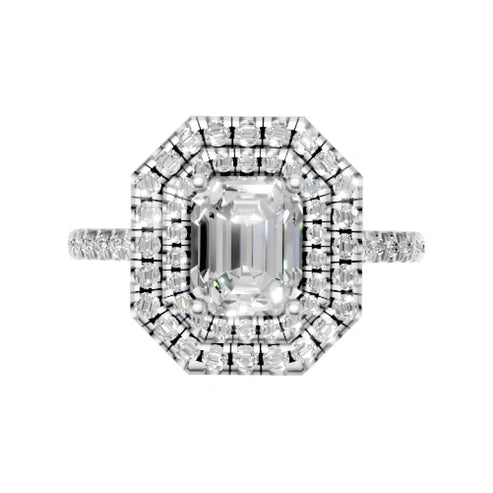 round-14K White Gold