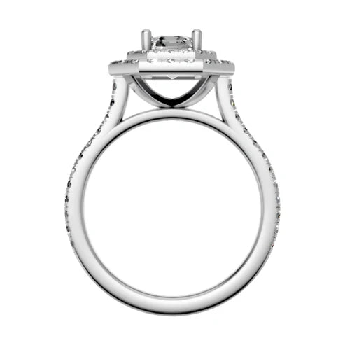 round-14K White Gold