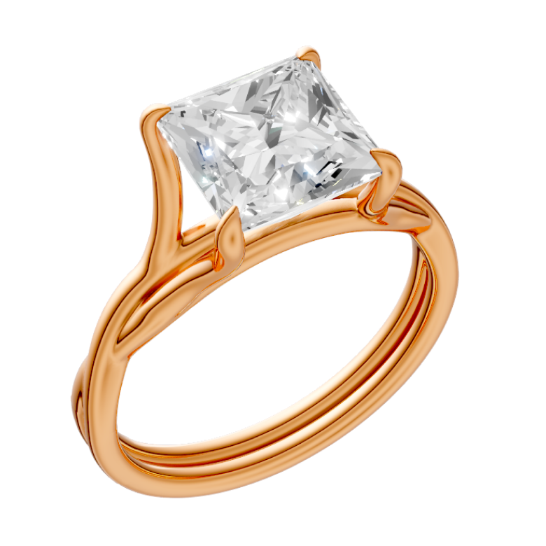 princess-14k rose gold|princess-18k rose gold