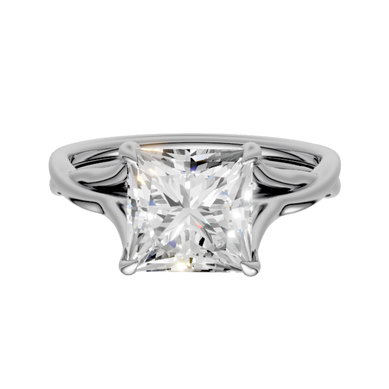 princess-14k white gold|princess-18k white gold| princess-platinum