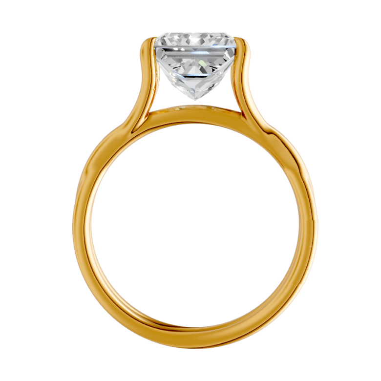 princess-14k yellow gold|princess-18k yellow gold