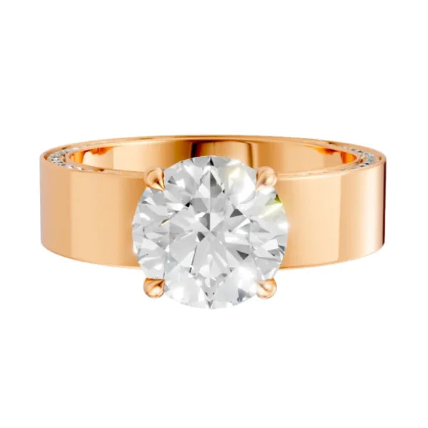 round-14k rose gold|round-18k rose gold