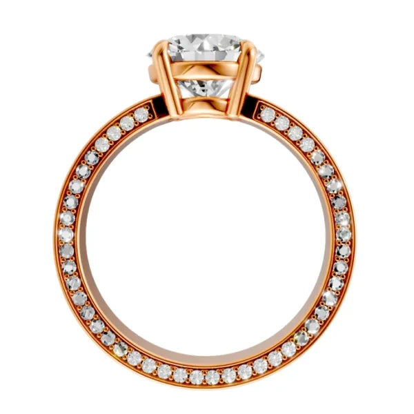 round-14k rose gold|round-18k rose gold