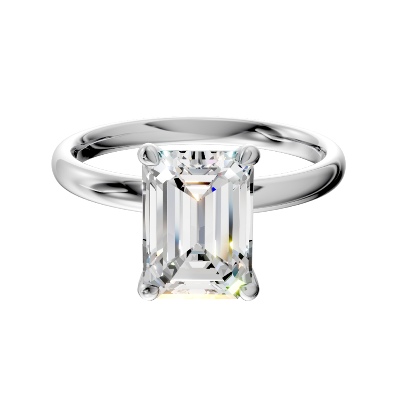 emerald-14k white gold|emerald-18k white gold| emerald-platinum