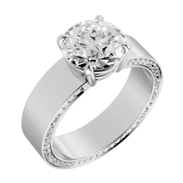 round-14k white gold|round-18k white gold| round-platinum