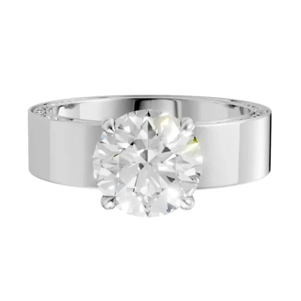 round-14k white gold|round-18k white gold| round-platinum