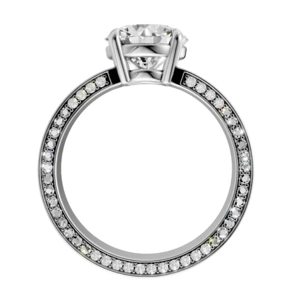 round-14k white gold|round-18k white gold| round-platinum