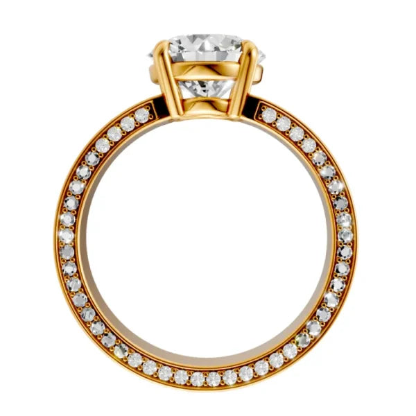 round-14k yellow gold|round-18k yellow gold