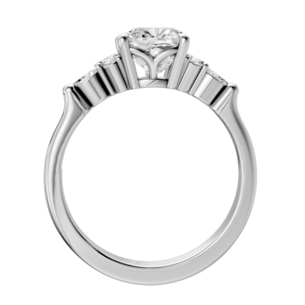 cushion-14k white gold| cushion-18k white gold| cushion-platinum