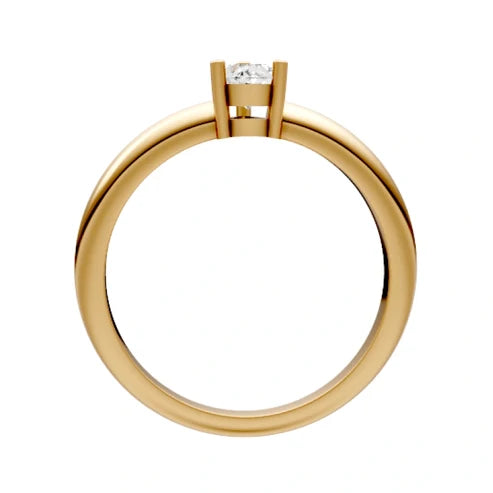 round-14K Yellow  Gold