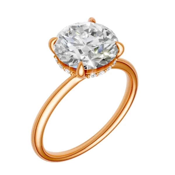 round-14k rose gold|round-18k rose gold