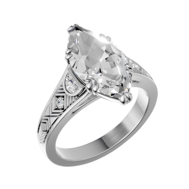 marquise-14k white gold|marquise-18k white gold| marquise-platinum