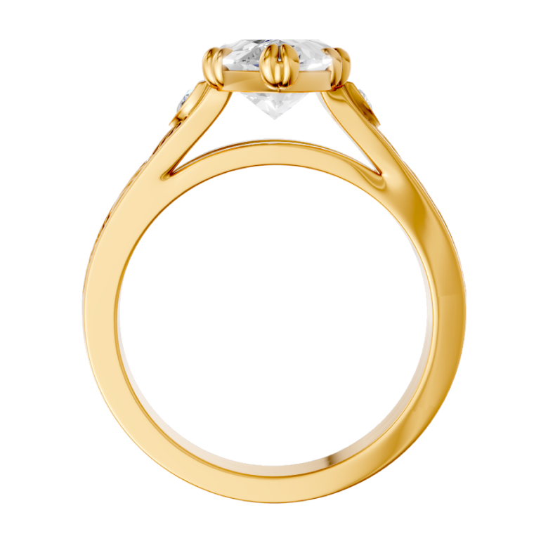 marquise-14k yellow gold|marquise-18k yellow gold