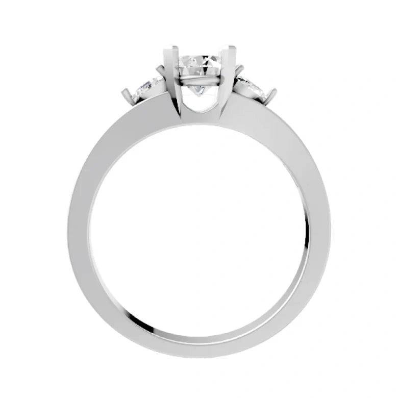 round-14k white gold|round-18k white gold|round-platinum
