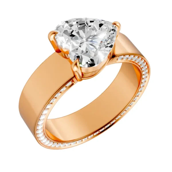 heart-14k rose gold|heart-18k rose gold