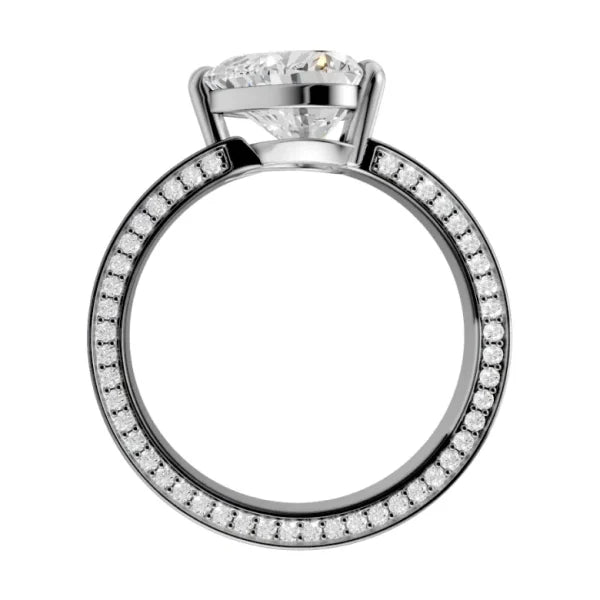 heart-14k white gold|heart-18k white gold| heart-platinum