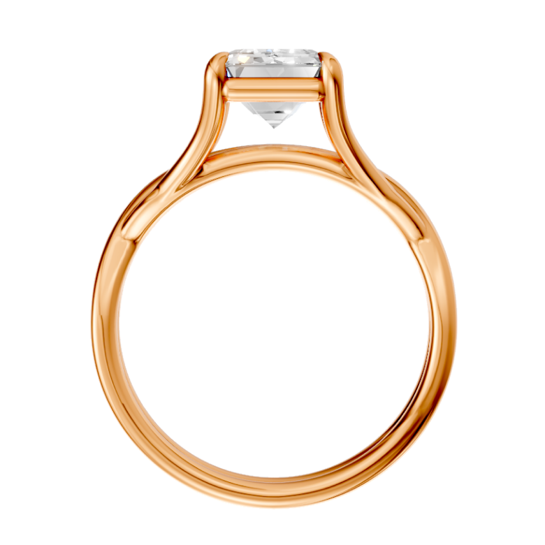 emerald-14k rose gold|emerald-18k rose gold