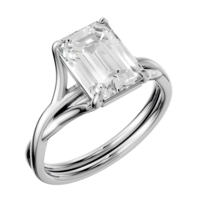 emerald-14k white gold|emerald-18k white gold| emerald-platinum
