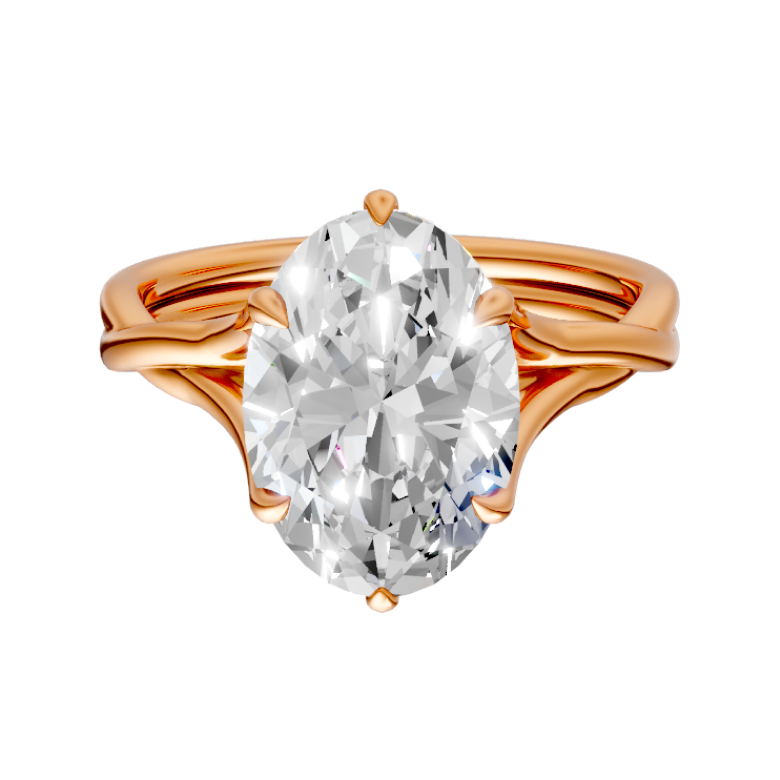 oval-14k rose gold|oval-18k rose gold
