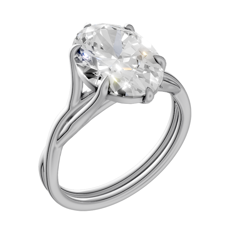oval-14k white gold|oval-18k white gold| oval-platinum