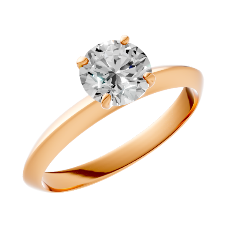 Round-18k rose gold|rose gold|Round-14k rose gold