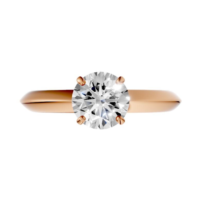 Round-18k rose gold|rose gold|Round-14k rose gold