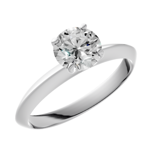 Round-18k white gold|white gold|Round-14k white gold