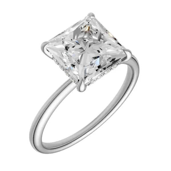 princess-14k white gold|princess-18k white gold| princess-platinum