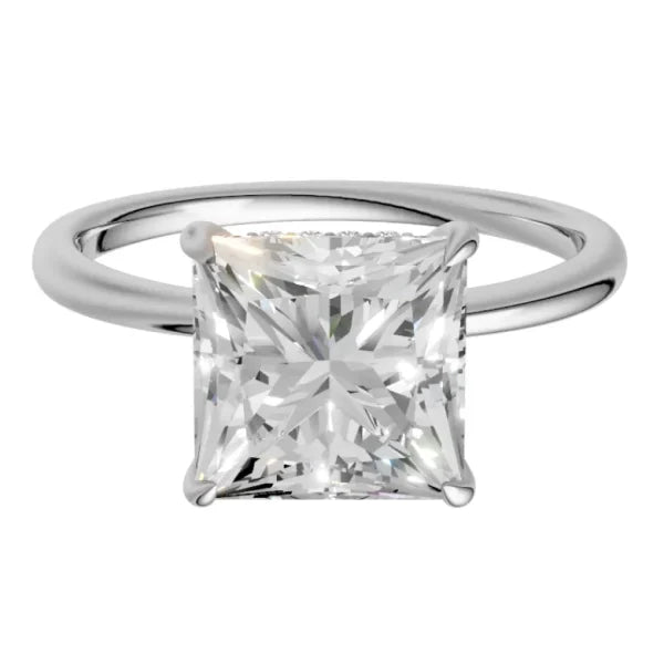 princess-14k white gold|princess-18k white gold| princess-platinum