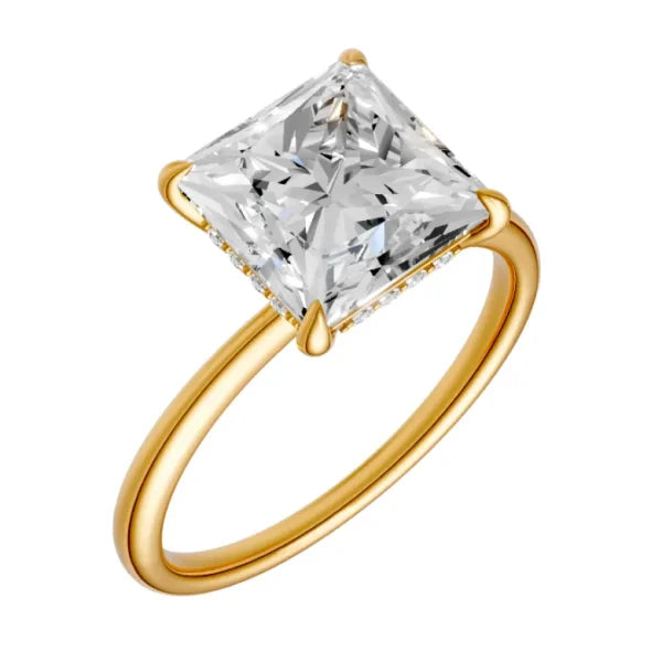 princess-14k yellow gold|princess-18k yellow gold