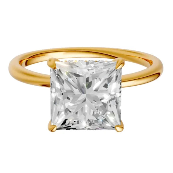princess-14k yellow gold|princess-18k yellow gold