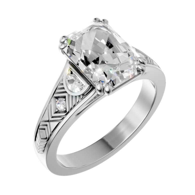 radiant-14k white gold|radiant-18k white gold| radiant-platinum
