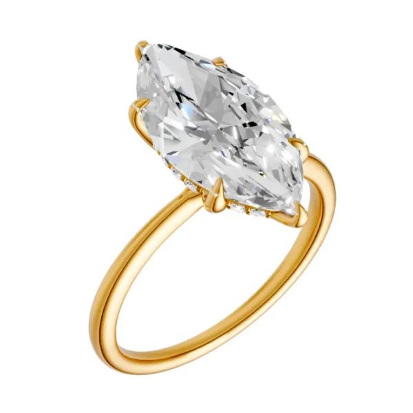 marquise-14k yellow gold|marquise-18k yellow gold