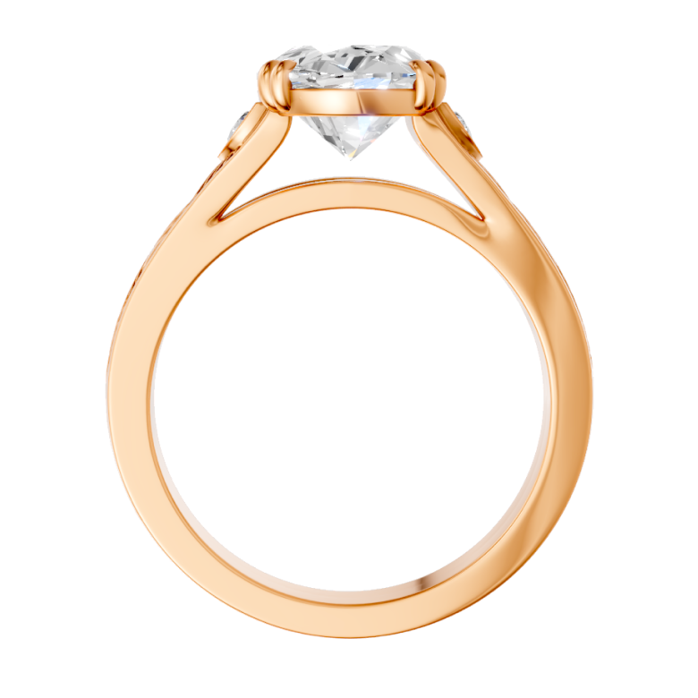 oval-14k rose gold|oval-18k rose gold